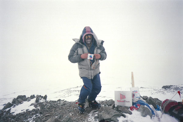 Богданов на пике Ленина