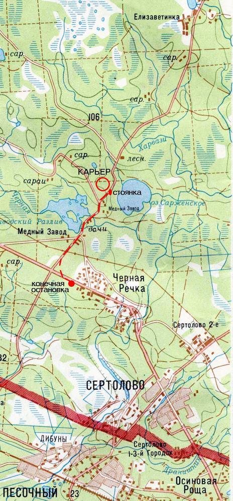 Схема проезда к соревнованиям открытого первенства ПКТ по ТГТ