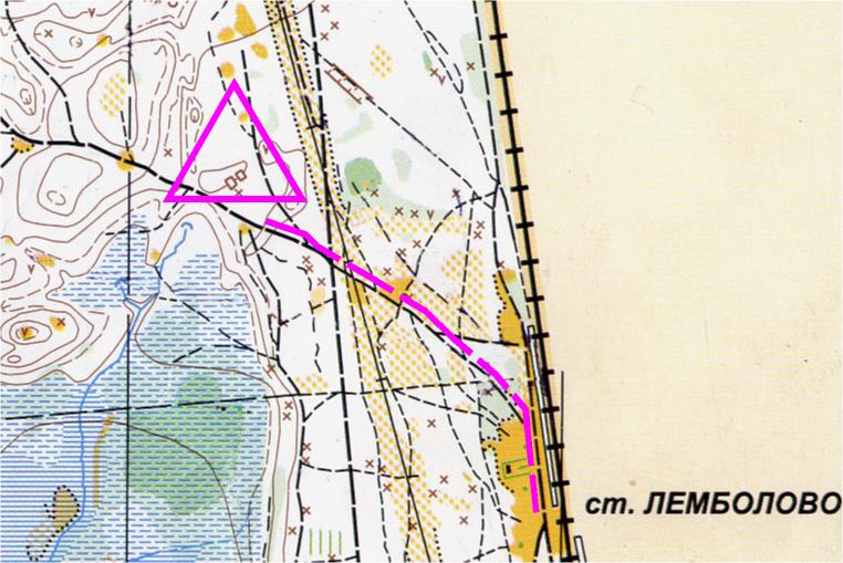 Место старта марш-броска 2008