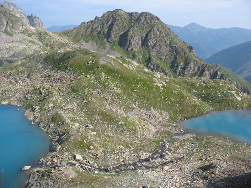 Перевал Иркиз. Вид на Софийские озера