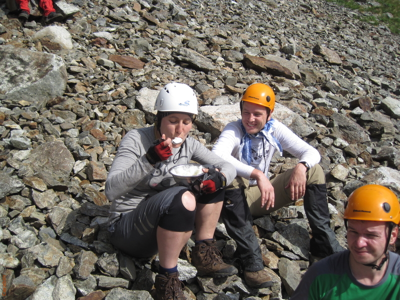 Первое домбайское мороженное