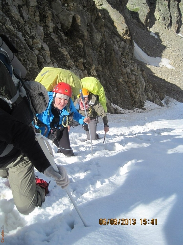 Подъем на перевал Куршоу Верхний