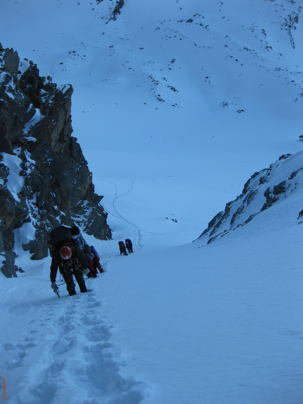 Подъем по кулуару