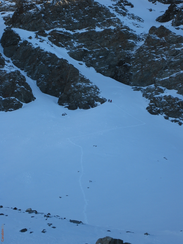 Накануне прохождения траверса в. Муласен, разведываем дорогу