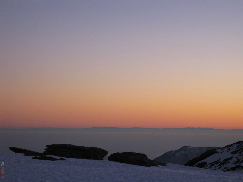Закат над Северной Африкой