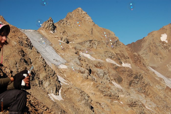 С пер. Зурбаган на цель восхождения