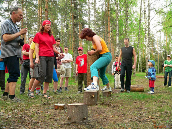 Полоса препятствий. По кочкам