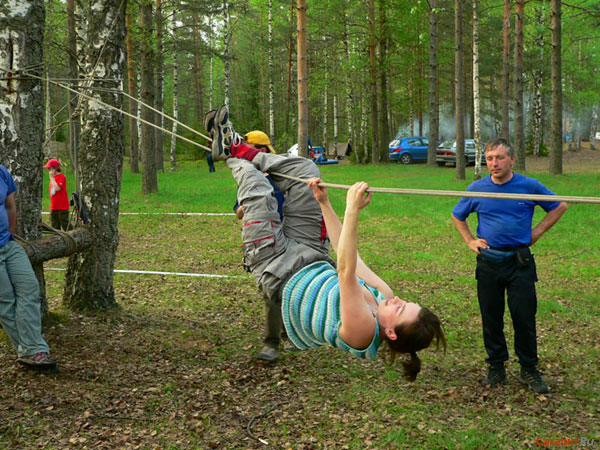 Переправа по веревкам