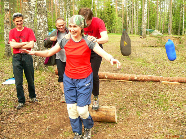 Катание бревна