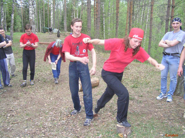 Участники на трассе