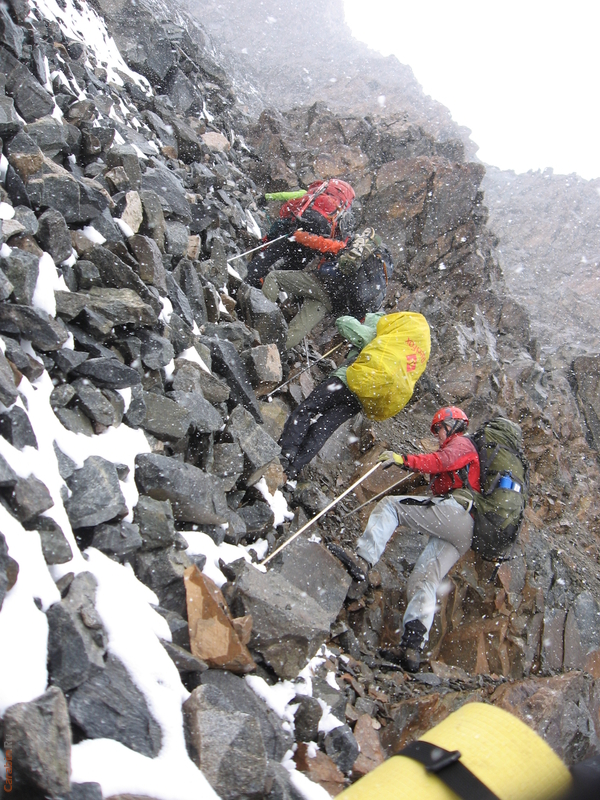подъем на перевал Бригантина