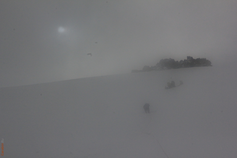 спуск с перевала Бригантина