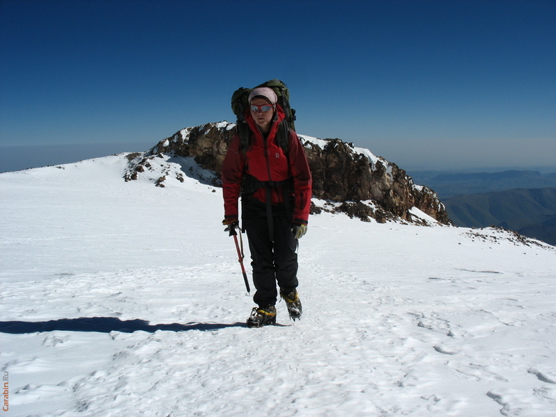 на подходе к вершине