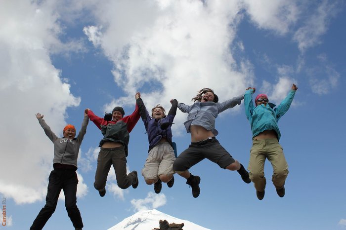 В полете над Эльбрусом