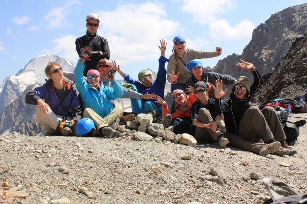 Наша группа на пер. Койавганауш 1А 3640 м