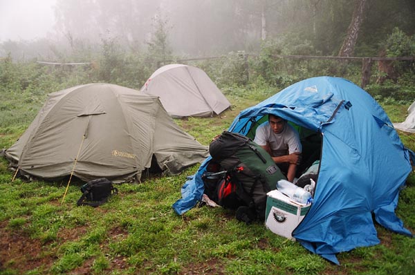 Холодный рассвет в Тюнгуре.