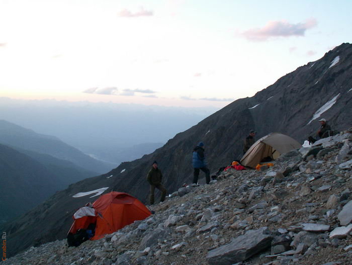 Ночевка под перевалом Шагазы