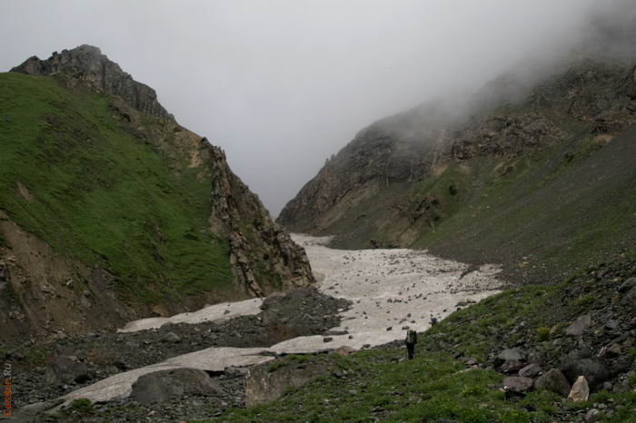 Начало подъема на Мук