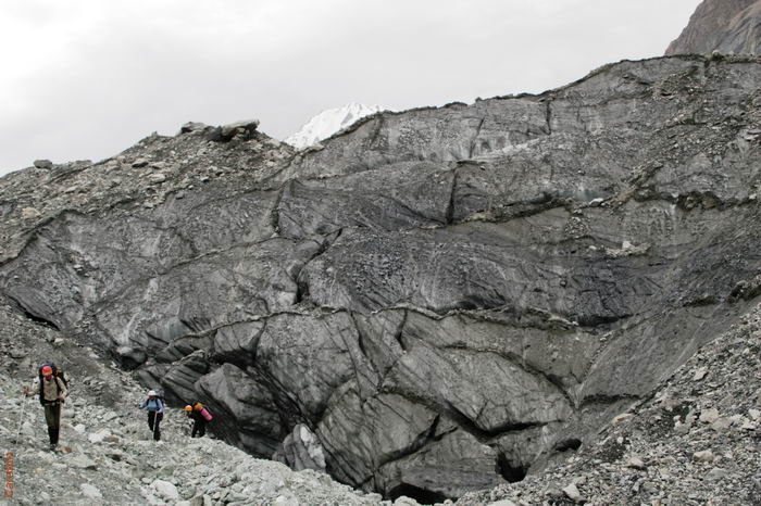 Язык ледника Сугран