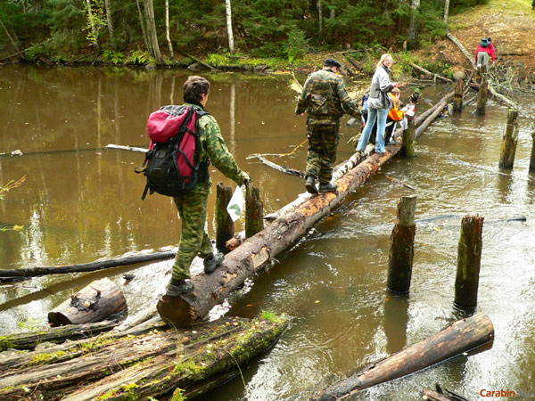 Участники КД на дистанции