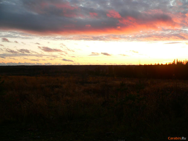 Солнце садится