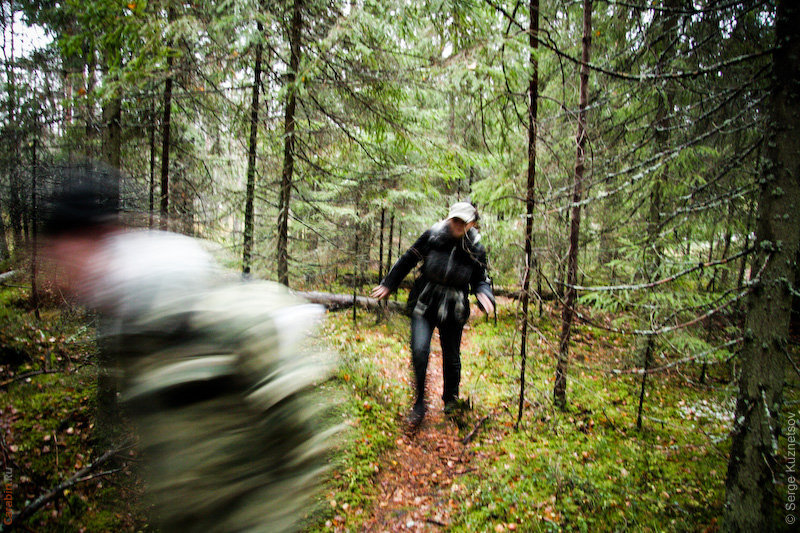 Участники КД2010 на дистанции