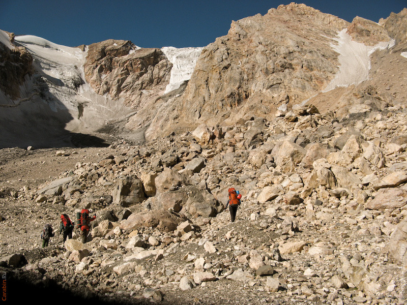 Снежник справа — подъем на пер.Зеленоград