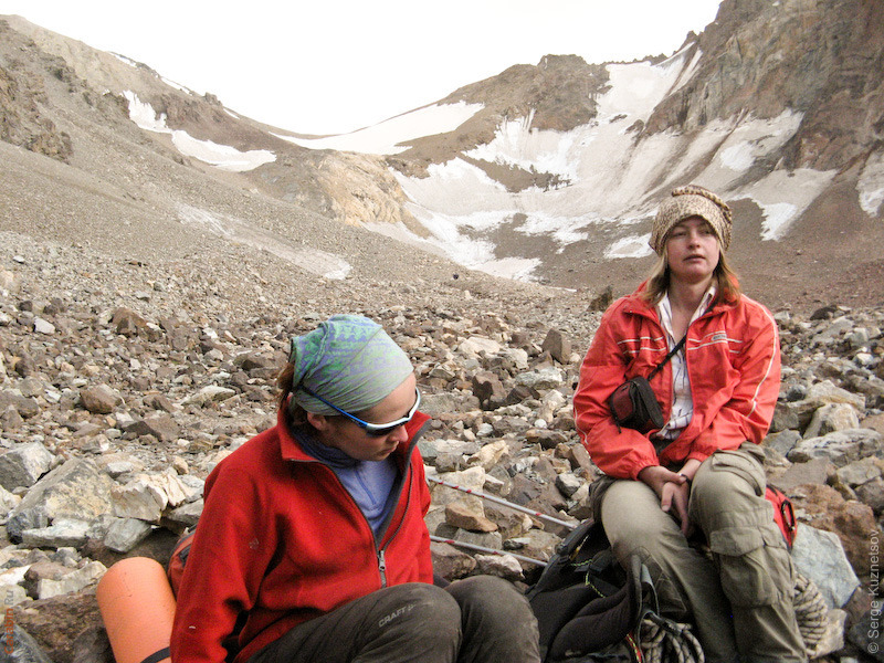 Спуск с ВАА в сторону Мутных озер