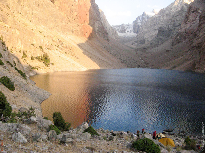 Озеро Большое Алло. Наш лагерь