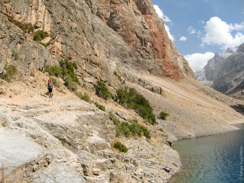 Озеро Большое Алло. Тропа по восточному берегу