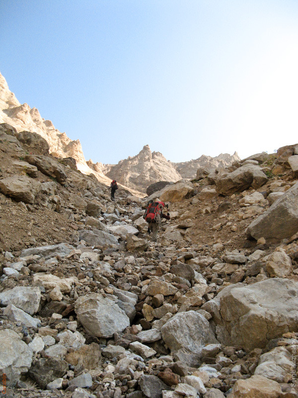 Подъем на пер.Казнок Западный