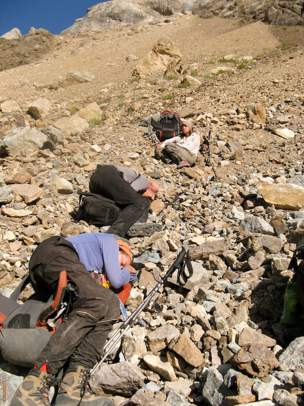 Утомительный подъем на пер.Казнок Западный :)