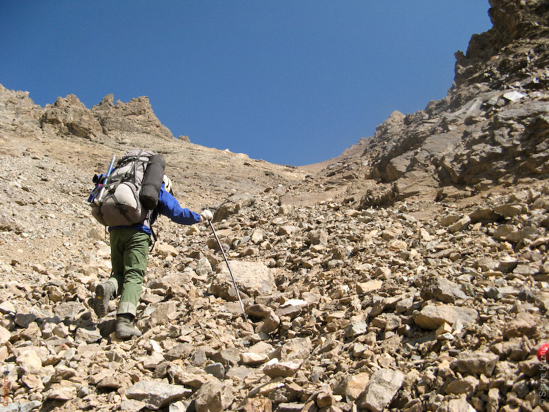 Подъем на пер.Казнок Западный