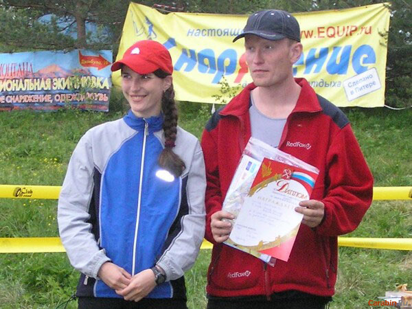 Первое место среди смешанных пар