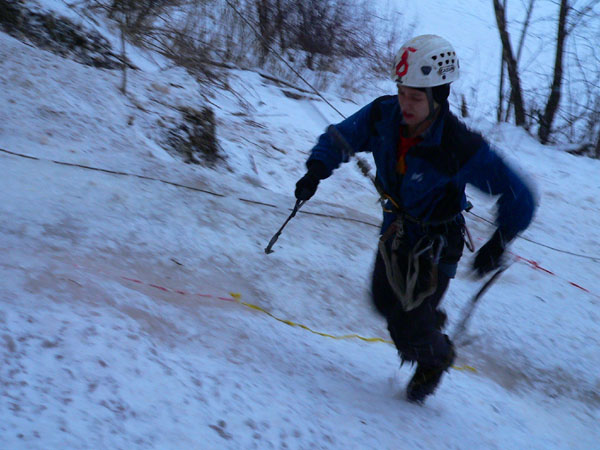 Скоростной подъем-спуск. На дистанции Игорь Клепча