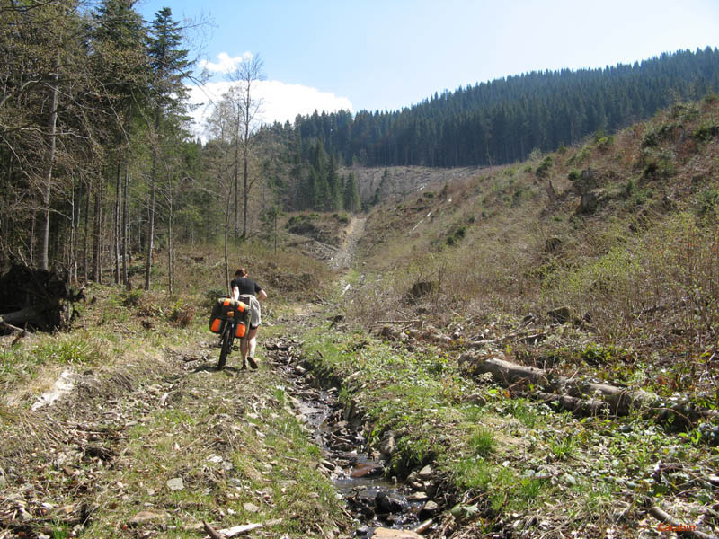Скоро начнется подъем на хребет.
