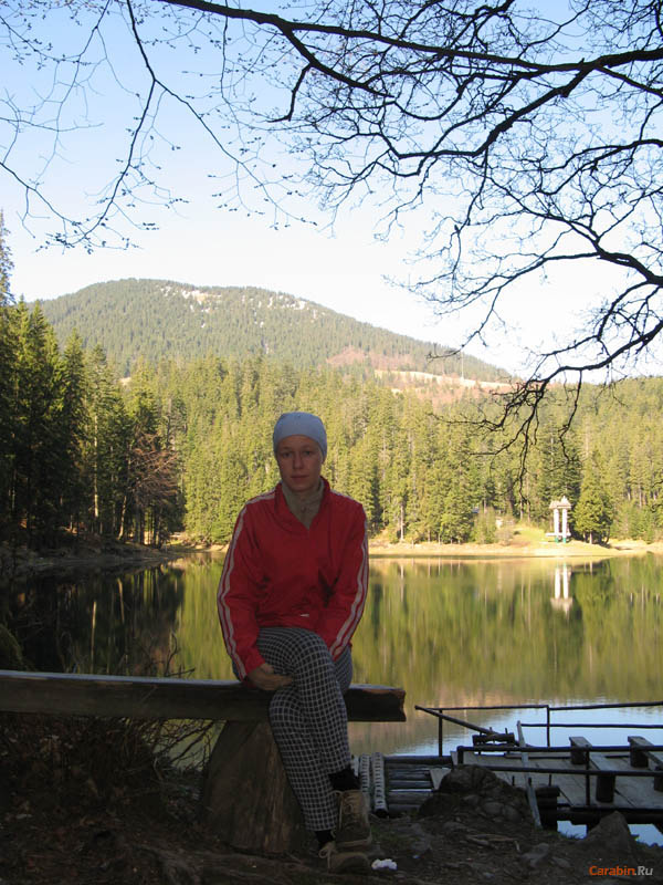 Фото с велопохода по Карпатам. Озеро Синевир