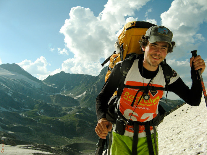 Вид на пер.ТБ с ледника Талычхан