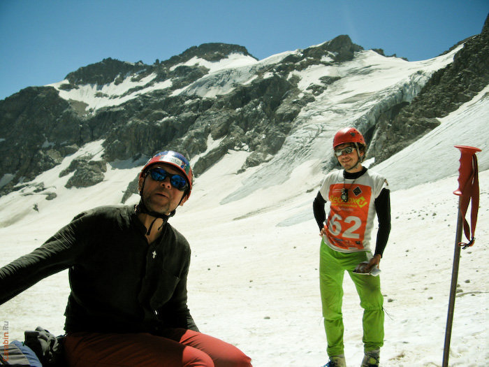 На леднике Кичкинекол