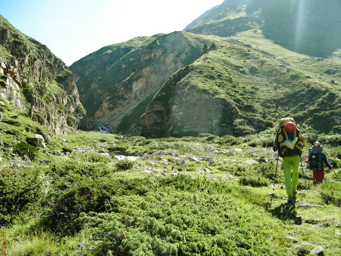 Подъем по р.Уллу-Кам