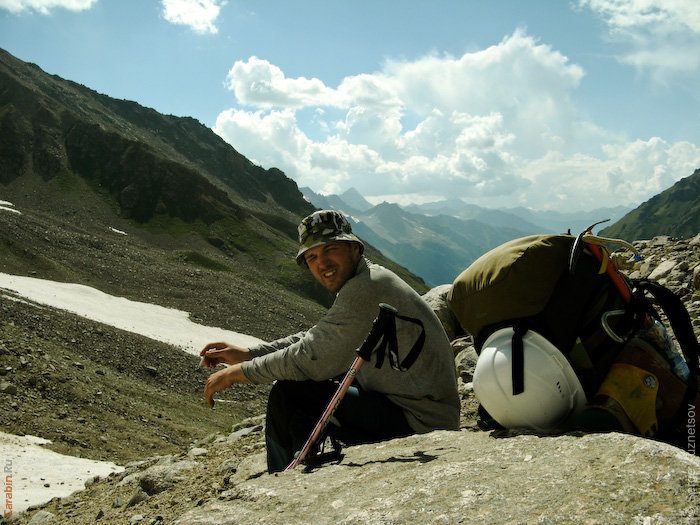 Подъем на пер.Хотютау
