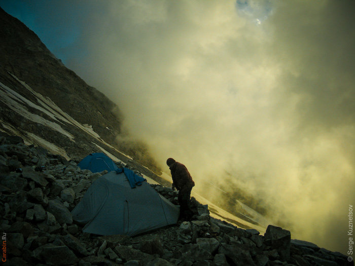 Бивак на пер.Хотютау