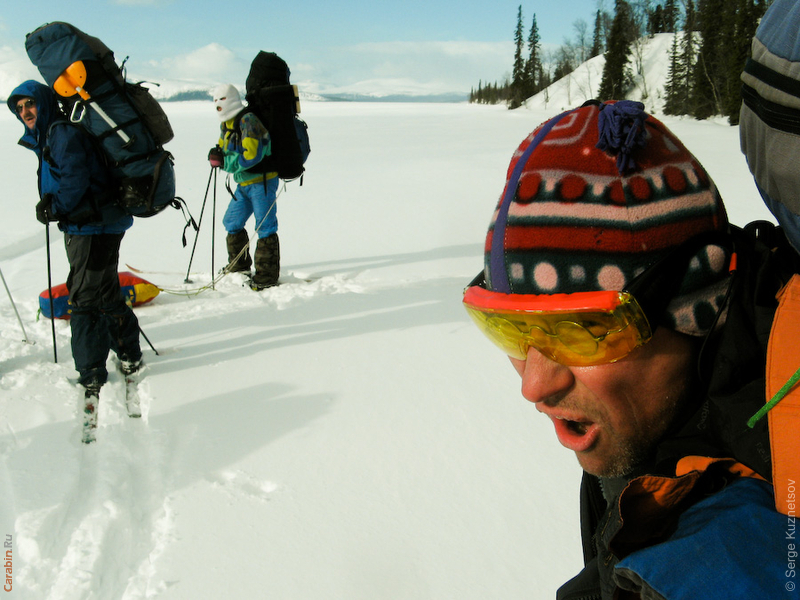 Вышли на озеро Умбозеро
