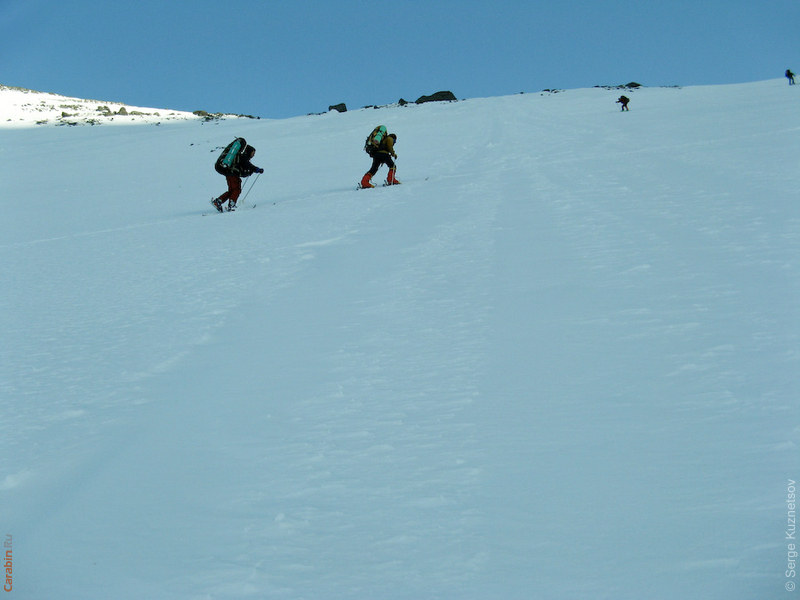 Подъем на пер.Зап.Петрелиуса
