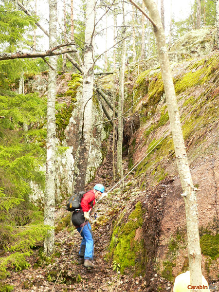 Спуск по перилам