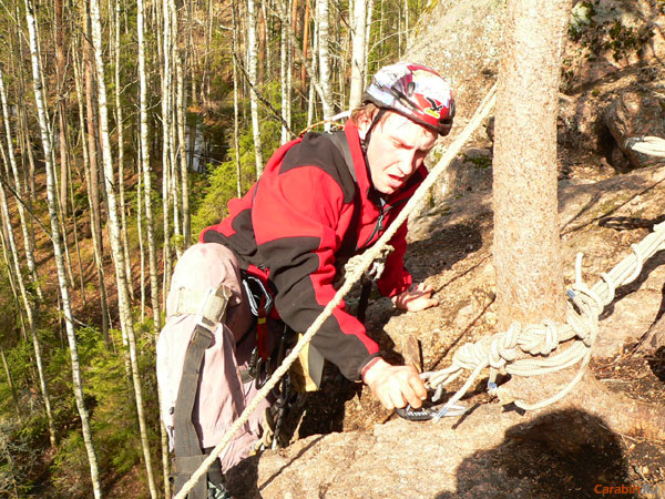 После подъема по шлямбурной дорожке