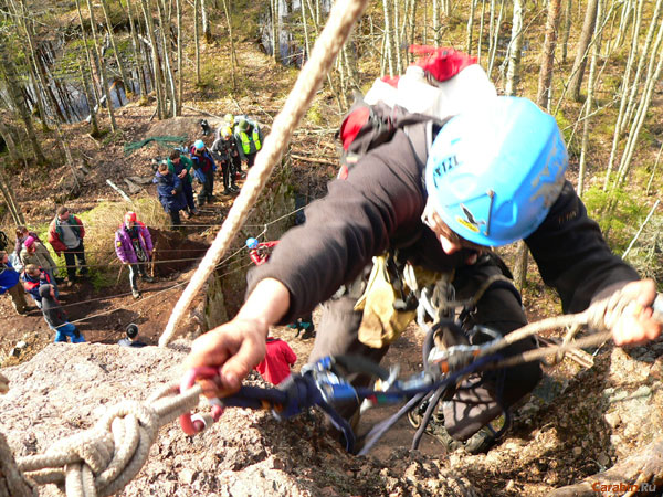 Подъем на промежуточное КП