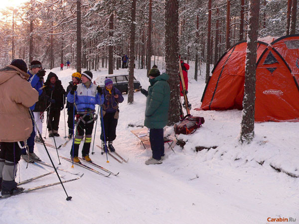 На старте соревнований