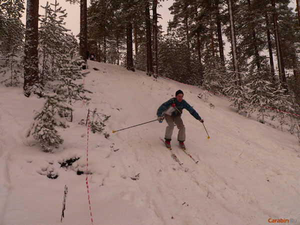 Он спустился без падения - и занял первое место