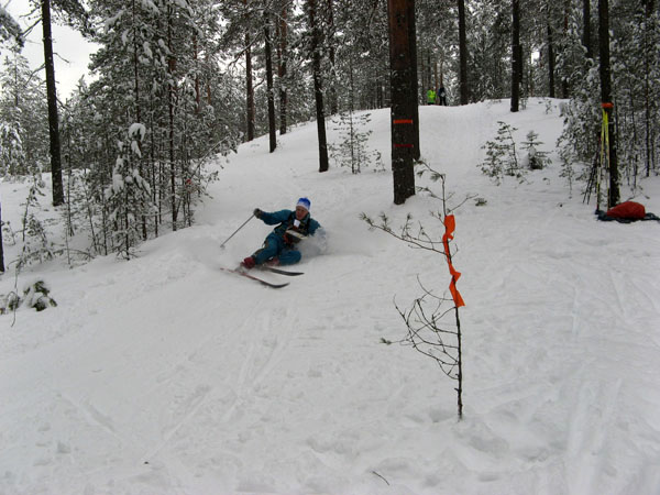 Спуск с торможением